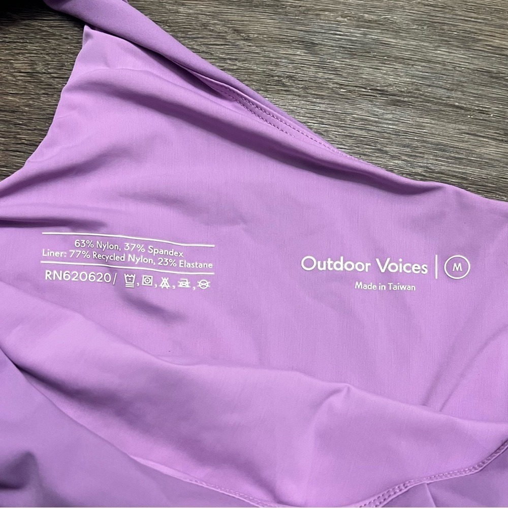 Outdoor Voices Lavender One-Shoulder A-Line Athletic Dress M - Picture 5 of 8